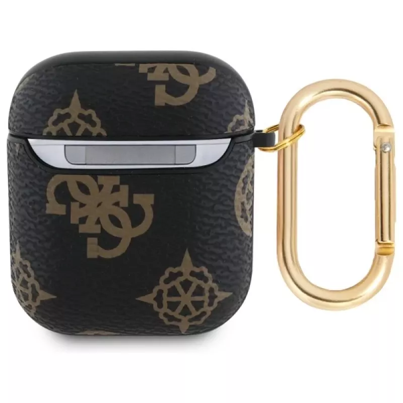 Guess GUA2PG4GPK Funda AirPods 1/2 negra 4G Hook
