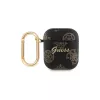 Guess GUA2PG4GPK Funda AirPods 1/2 negra 4G Hook