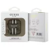 Guess GUA2P4RPSW Funda AirPods 1/2 marrón 4G Gedruckte Streifen Anhänger