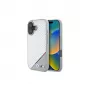 BMW M Carbon Tricolor Line Funda rígida para iPhone 16 6,1 inch - Gris MagSafe
