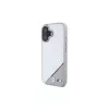 BMW M Carbon Tricolor Line Funda rígida para iPhone 16 6,1