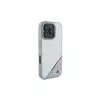 BMW M Carbon Tricolor Line Funda rígida para iPhone 16 Pro 6,3