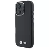 BMW M Smooth Full Wrapped Metal Funda rígida para Apple iPhone 16 Pro - Negra