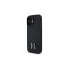 Karl Lagerfeld Funda rígida Shadow Metal Initial para Apple iPhone 16 6,1