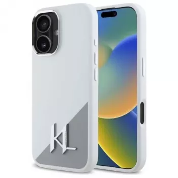 Karl Lagerfeld KLHMP16SSCMKMPCH Funda rígida de silicona para Apple iPhone 16 6,1