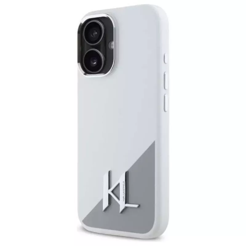 Karl Lagerfeld KLHMP16SSCMKMPCH Funda rígida de silicona para Apple iPhone 16 6,1