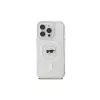 Karl Lagerfeld KLHMP16LHLSKIH Funda rígida IML Metal Karl Head MagSafe para Apple iPhone 16 Pro, blanca