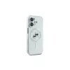 Karl Lagerfeld KLHMP16MHLSKCH Funda rígida iPhone 16 Plus 6.7 IML Metal Karl & Choupette Head MagSafe blanca