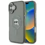 Karl Lagerfeld KLHMP16SHLSKIK funda rígida IML Metal Karl Head MagSafe para Apple iPhone 16 de 6,1 pulgadas, negra