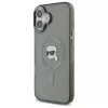 Karl Lagerfeld KLHMP16SHLSKIK funda rígida IML Metal Karl Head MagSafe para Apple iPhone 16 de 6,1 pulgadas, negra