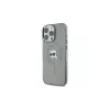 Karl Lagerfeld KLHMP16XHLSKIK Funda rígida iPhone 16 Pro Max 6.9 negra IML Metal Karl Head MagSafe