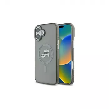 Karl Lagerfeld KLHMP16SHLSKCK Funda rígida para Apple iPhone 16 6,1