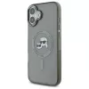 Karl Lagerfeld KLHMP16MHLSKCK funda rígida IML Metal Karl & Choupette Head MagSafe para Apple iPhone 16 Plus de 6,7 pulgadas, negra
