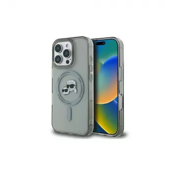 Karl Lagerfeld KLHMP16LHLSKCK Funda rígida iPhone 16 Pro 6,3