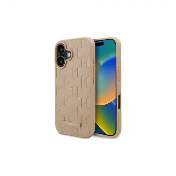Karl Lagerfeld KLHMP16SPKHPORPE Funda rígida para iPhone 16 6,1