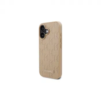 Karl Lagerfeld KLHMP16SPKHPORPE Funda rígida para iPhone 16 6,1