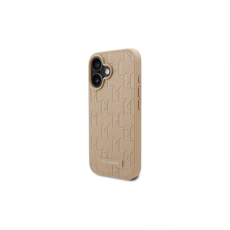 Karl Lagerfeld KLHMP16SPKHPORPE Funda rígida para iPhone 16 6,1