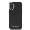Karl Lagerfeld KLHMP16SPGMSRPK Funda rígida negra para iPhone 16 6,1