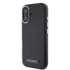 Karl Lagerfeld KLHMP16SPGMSRPK Funda rígida negra para iPhone 16 6,1