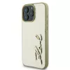Karl Lagerfeld Funda rígida Metal Signature para iPhone 16 Pro 6,3