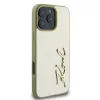 Karl Lagerfeld Funda rígida Metal Signature para iPhone 16 Pro 6,3
