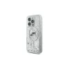 Karl Lagerfeld Funda MagSafe Liquid Glitter Karl & Choupette Head para Apple iPhone 16 Pro