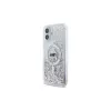 Karl Lagerfeld Funda rígida MagSafe Liquid Glitter Karl Head para Apple iPhone 16 6,1