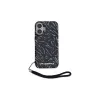 Karl Lagerfeld Funda Zebra With Cord para Apple iPhone 16 - lila