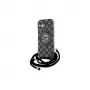 Karl Lagerfeld KLHMP16SHCKCKLCK Funda rígida negra para iPhone 16 6,1