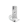 Karl Lagerfeld KLHMP16SHCKCKLCT Funda rígida transparente para iPhone 16 6,1