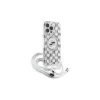 Karl Lagerfeld KLHMP16XHCKCKLCT Funda rígida transparente para iPhone 16 Pro Max 6,9