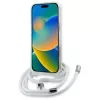 Karl Lagerfeld KLHMP16XHCKHNT Funda rígida transparente para iPhone 16 Pro Max 6,9