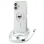 Karl Lagerfeld KLHMP16SHCCHNT Funda rígida transparente para iPhone 16 6.1