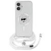 Karl Lagerfeld KLHMP16SHCCHNT Funda rígida transparente para iPhone 16 6.1