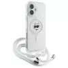 Karl Lagerfeld KLHMP16SHCCHNT Funda rígida transparente para iPhone 16 6.1