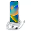 Karl Lagerfeld KLHMP16SHCCHNT Funda rígida transparente para iPhone 16 6.1