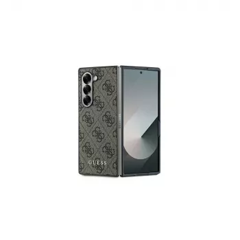 Guess GUHCZFD6GF4GBR Funda protectora 4G marrón para Z Fold6 F956