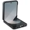 Karl Lagerfeld KLHCZF6PGKSKIHK Funda rígida Saffiano Monogram para Samsung Galaxy Z Flip 6 / Z Flip 7 FE, negra