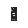 Karl Lagerfeld Funda rígida Saffiano Monogram Head Pin para Samsung Galaxy Z Fold6 - negra