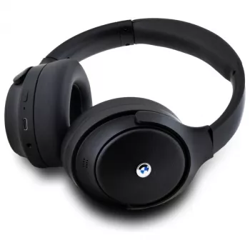 Auriculares Bluetooth over-ear BMW con cancelación activa de ruido, logotipos metálicos - Negro