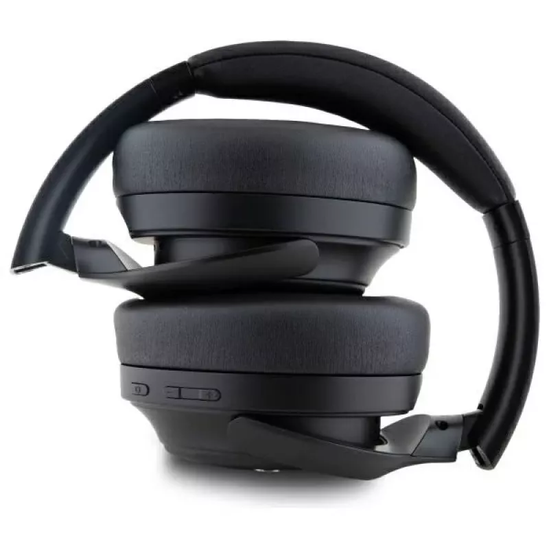 Auriculares Bluetooth over-ear BMW con cancelación activa de ruido, logotipos metálicos - Negro