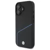 BMW Funda rígida MagSafe Sign Leather Textured And Line para Apple iPhone 16 6,1