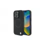 BMW BMHMP16L23RTPK Funda rígida Sign Leather Half Textured And Circle MagSafe para iPhone 16 Pro 6,3 inch - Negro