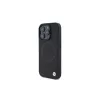 BMW BMHMP16L23RTPK Funda rígida Sign Leather Half Textured And Circle MagSafe para iPhone 16 Pro 6,3