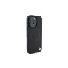 BMW BMHMP16L23RTPK Funda rígida Sign Leather Half Textured And Circle MagSafe para iPhone 16 Pro 6,3