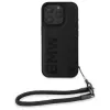 BMW Funda rígida Signature Leather Wordmark Cord para Apple iPhone 16 Pro 6,3