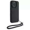 BMW Funda rígida Signature Leather Wordmark Cord para Apple iPhone 16 Pro 6,3