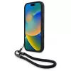 BMW Funda rígida Signature Leather Wordmark Cord para Apple iPhone 16 Pro 6,3