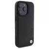 BMW BMHCP16X23RCGPK Funda rígida Sign Leather Crossing Lines Pattern para iPhone 16 Pro Max 6,9