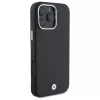 BMW M Collection Funda rígida Full Wrapped Metal MagSafe para iPhone 16 Pro - Negro